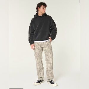 Hollister Men’s Loose Carpenter Stretch Camo Jeans